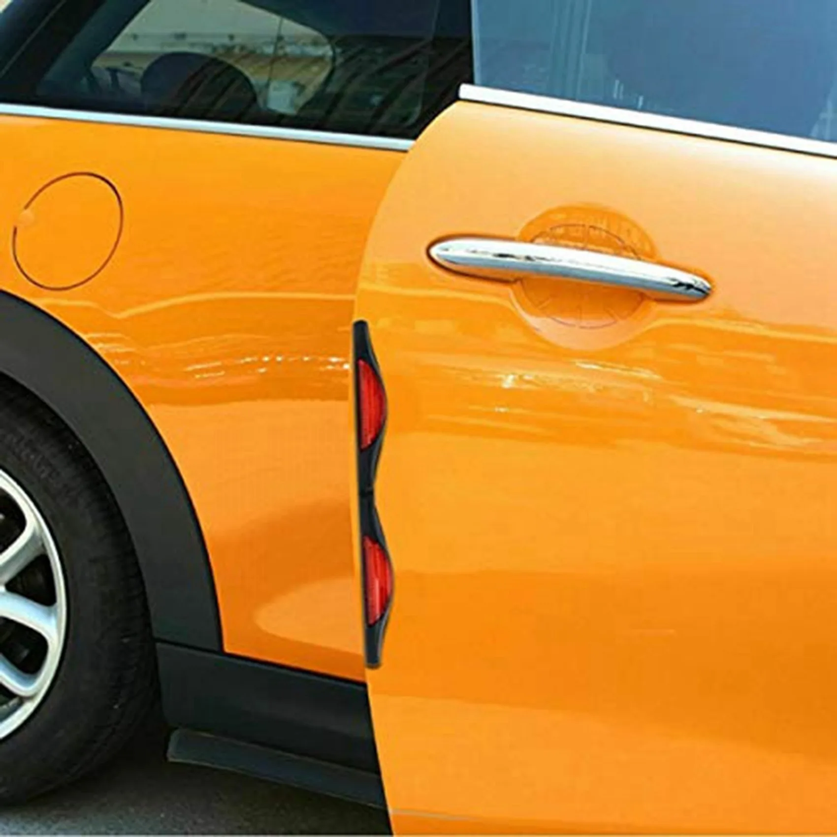 4X Car Door Protectors Bump Stop Door Edge Guard Strip Dent Reflectors Clip On Car Rear Front Door Scratches Protection
4X Car Door Protectors Bump Stop Door Edge Guard Strip Dent Reflectors Clip On Car Rear Front Door Scratches Protection