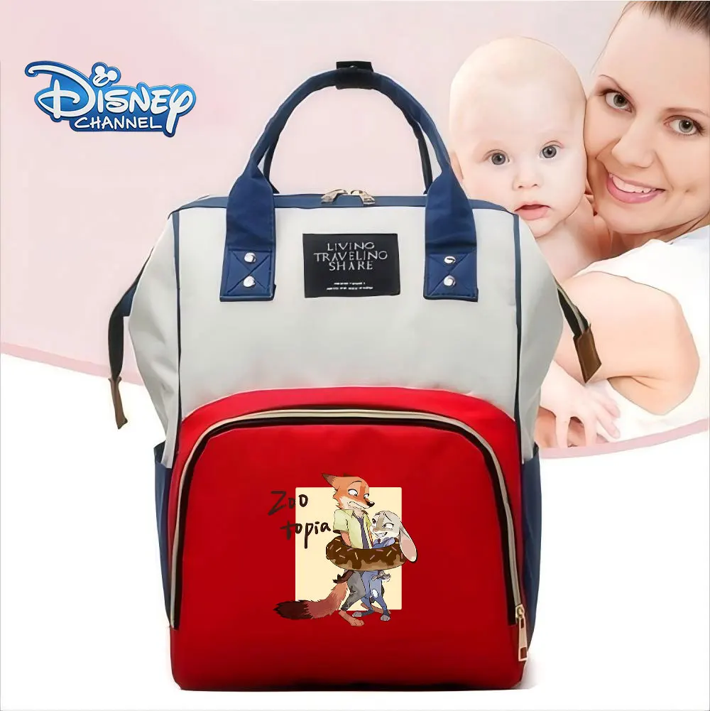 Рюкзак Disney Zootopia Джуди и Ник из нейлона, парные сумки для влюбленных, практичная сумка для подгузников для молодых родителей
Рюкзак Disney Zootopia Джуди и Ник из нейлона, парные сумки для влюбленных, практичная сумка для подгузников для молодых родителей