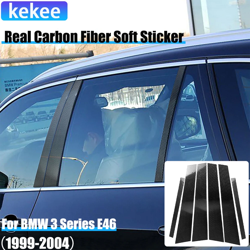 Real Carbon Fiber Car Accessories B-pillar Decorative Panel Cover Sticker For BMW 3 Series E46 1999 2000 2001 2002 2003 2004
Real Carbon Fiber Car Accessories B-pillar Decorative Panel Cover Sticker For BMW 3 Series E46 1999 2000 2001 2002 2003 2004