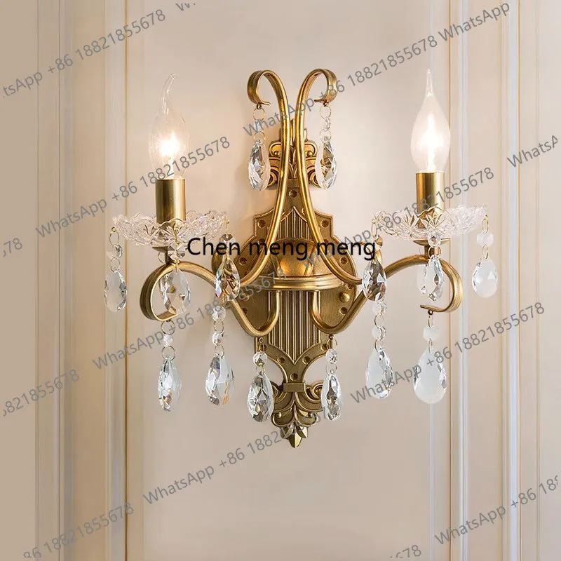 European light luxury living room background wall crystal wall lamp modern corridor aisle staircase bedroom bedside lamp
European light luxury living room background wall crystal wall lamp modern corridor aisle staircase bedroom bedside lamp