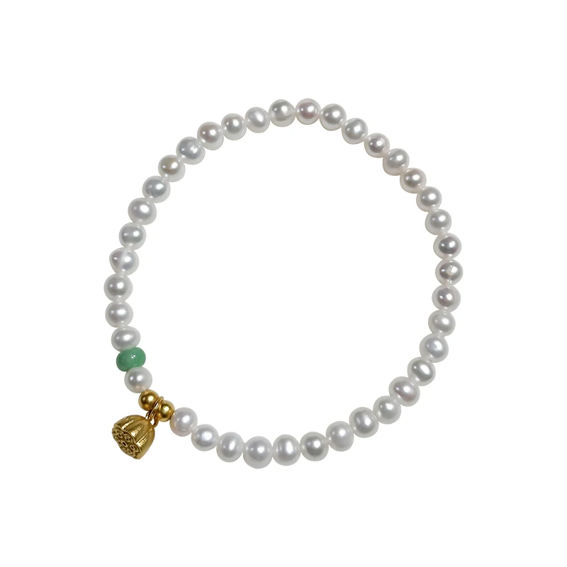 Natural Pearl Jade Sterling Silver Bracelet New Chinese Premium Light Luxury Pearl Bracelet
Natural Pearl Jade Sterling Silver Bracelet New Chinese Premium Light Luxury Pearl Bracelet