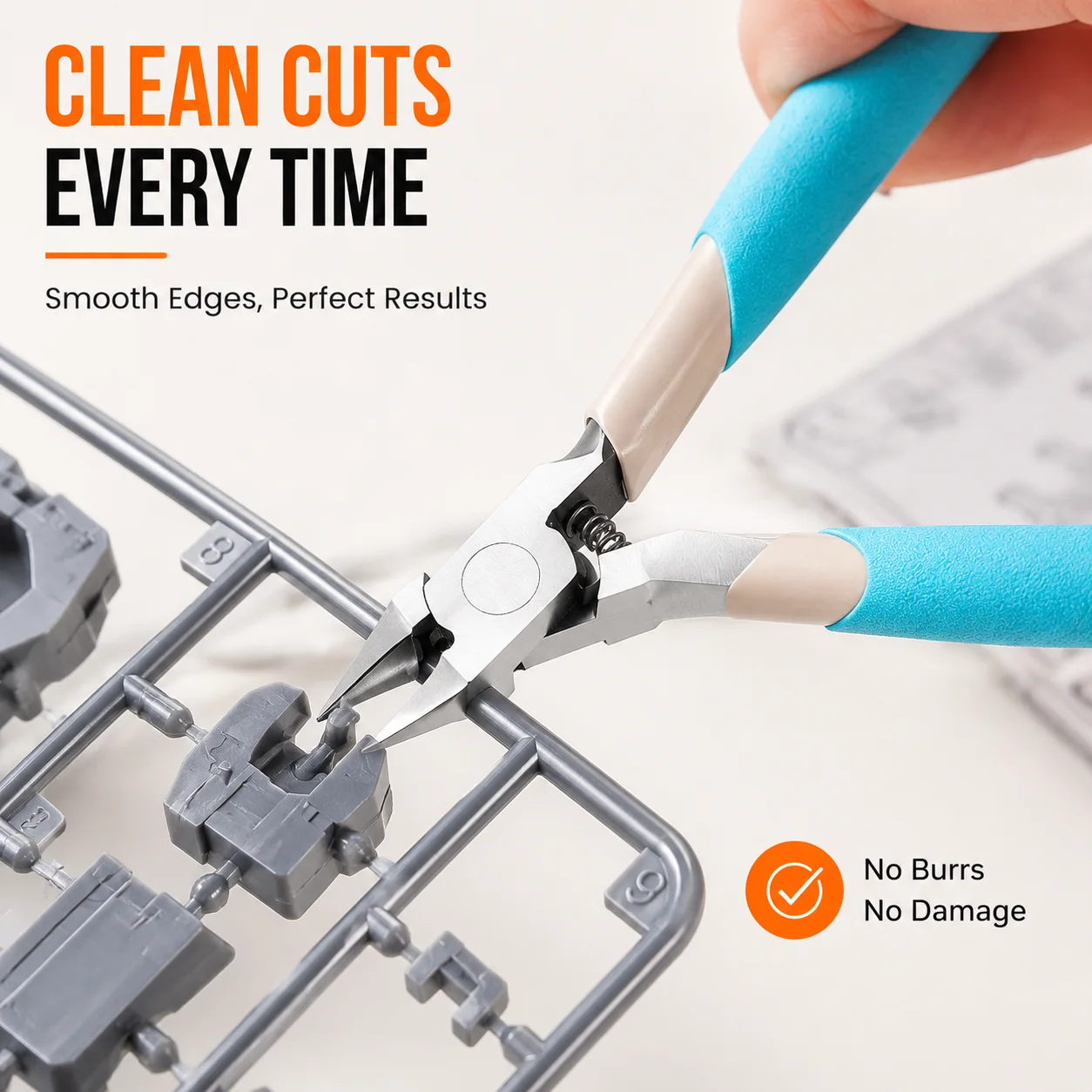 Precision Diagonal Cutting Pliers Carbon Steel Nipper Hand Tool for DIY Model Assembly Puzzle Crafting Home Repair Use
Precision Diagonal Cutting Pliers Carbon Steel Nipper Hand Tool for DIY Model Assembly Puzzle Crafting Home Repair Use
