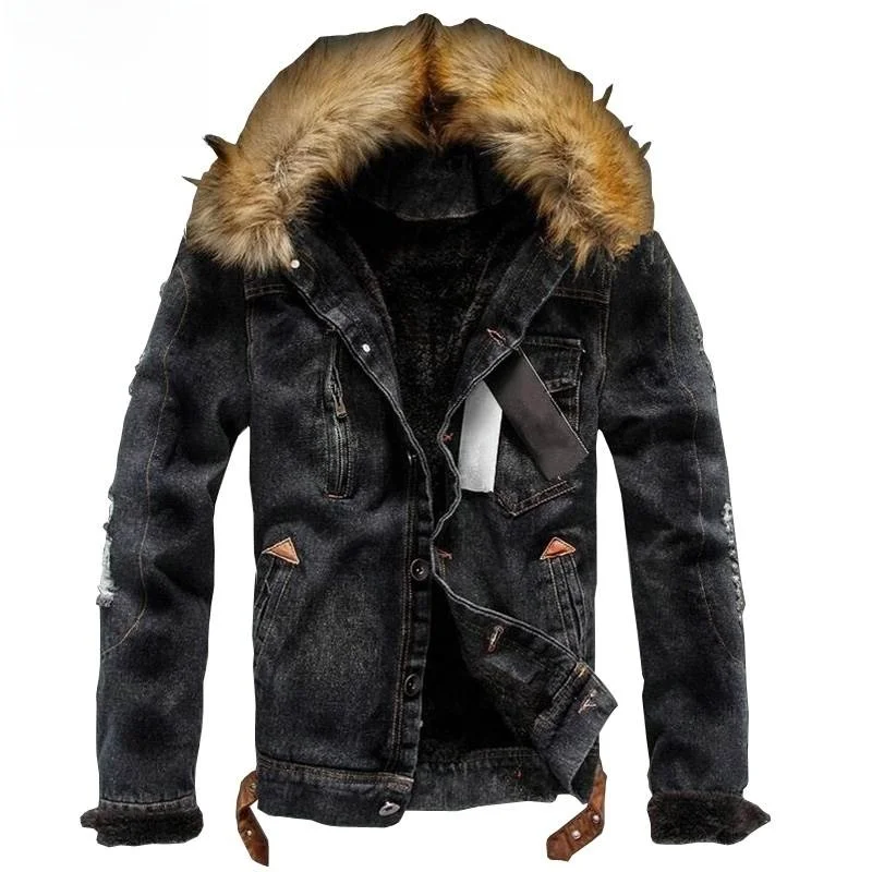 Men's Winter Denim Jaet Thi Large Size Jeans Coat V-Ne ort Sle Fall Season Faion Men's Clothing Other Brand
Men's Winter Denim Jaet Thi Large Size Jeans Coat V-Ne ort Sle Fall Season Faion Men's Clothing Other Brand
