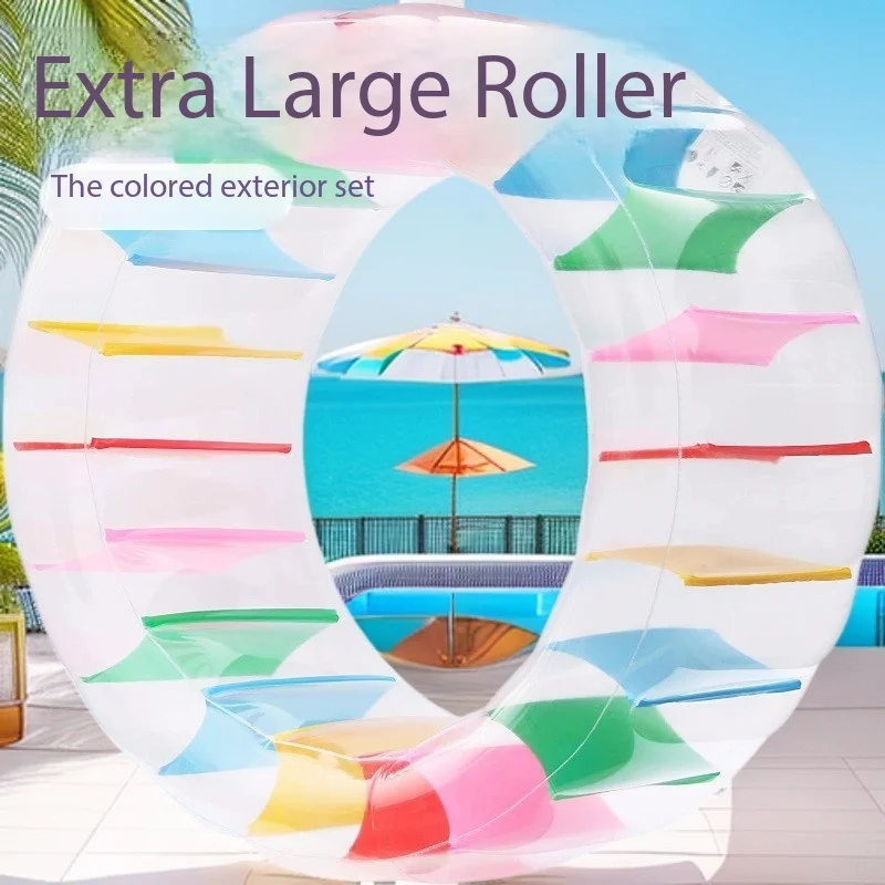 Inflatable Roller Float Giant Water Rolling Wheel Swimming Pool Roller Toy Multifunctional for Lawn Beach Lake Backyard
Inflatable Roller Float Giant Water Rolling Wheel Swimming Pool Roller Toy Multifunctional for Lawn Beach Lake Backyard