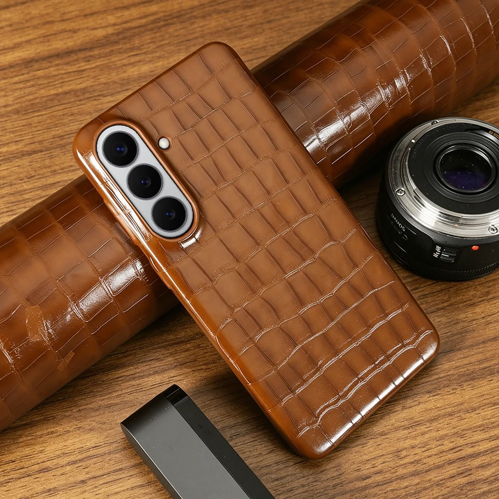 Premium Crocodile Leather Case For Samsung Galaxy S26 Plus S24 S23 S25 Edge S22 S21 FE S20 Note 20 Ultra Phone Cases Back Cover
Premium Crocodile Leather Case For Samsung Galaxy S26 Plus S24 S23 S25 Edge S22 S21 FE S20 Note 20 Ultra Phone Cases Back Cover