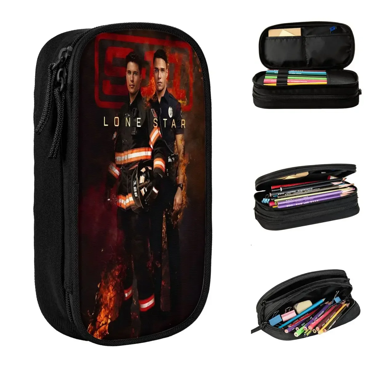 911 Lone Star Drama Pen Box Double Layer Large-capacity School Accessories Pencil Bag Amazing Gift
911 Lone Star Drama Pen Box Double Layer Large-capacity School Accessories Pencil Bag Amazing Gift