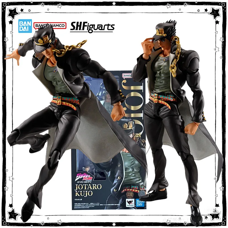 In Stock Bandai SHF Jotaro Kujo Genuine JoJo’s Bizarre Adventure Anime Action Figure High Poseability Collection Finished Model
In Stock Bandai SHF Jotaro Kujo Genuine JoJo’s Bizarre Adventure Anime Action Figure High Poseability Collection Finished Model