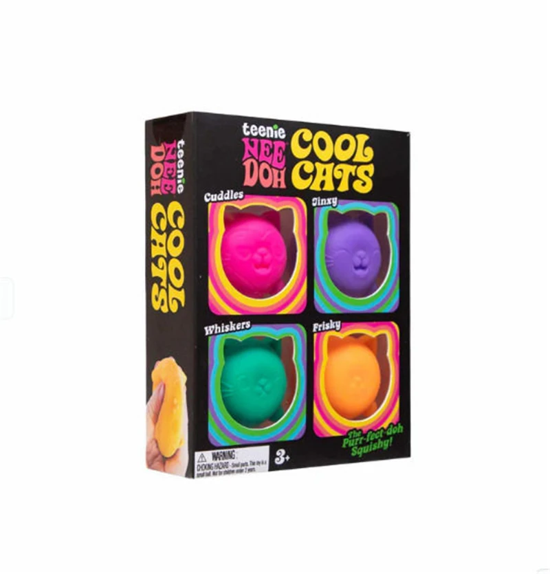 Schylling NEEDOH Cool Cat Squishy Toys Slow Rise Stress Relief Ball Sensory Fidget Toys for Adult Kids Anti-Anxiety Sensory Toys
Schylling NEEDOH Cool Cat Squishy Toys Slow Rise Stress Relief Ball Sensory Fidget Toys for Adult Kids Anti-Anxiety Sensory Toys