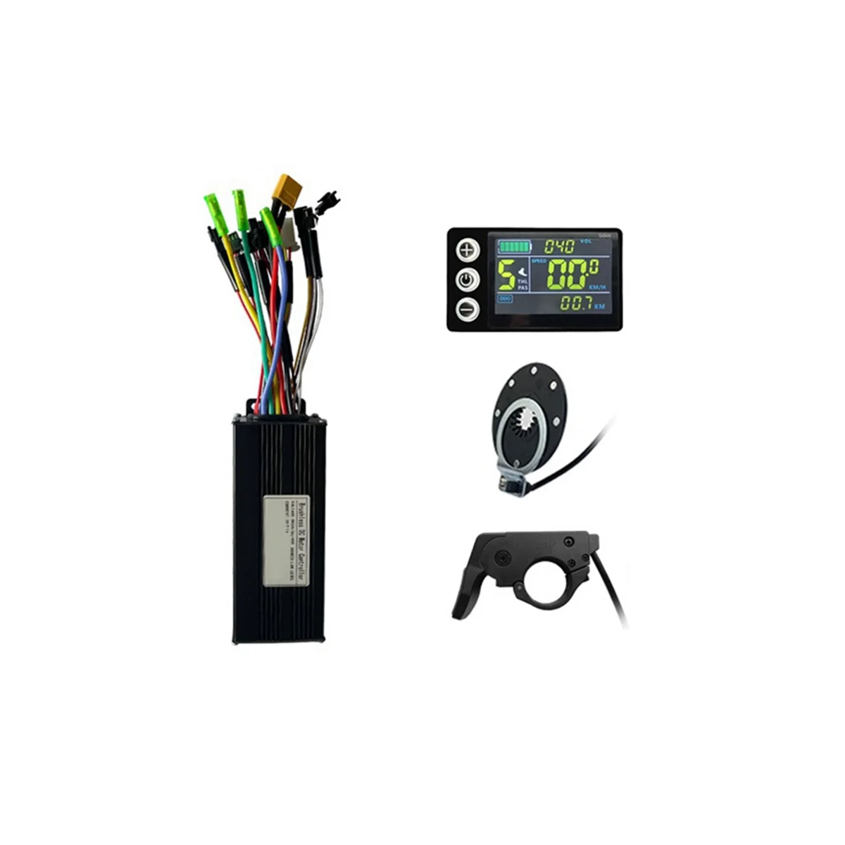 Electric Scooter Lithium Battery Modified LCD-S866 Color Screen Instrument 30A Controller Power Booster Throttle Set
Electric Scooter Lithium Battery Modified LCD-S866 Color Screen Instrument 30A Controller Power Booster Throttle Set