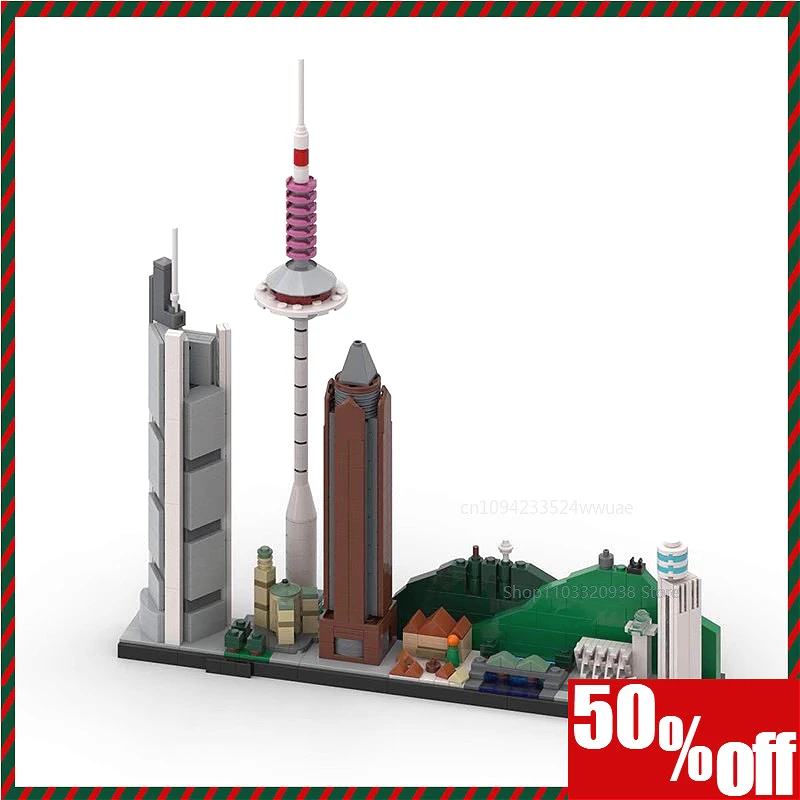 732PCS Meiyin River Frankfurt Skyline MOC-139607 Puzzle Set Architectural Scene Toy Ornament Christmas Gift Toys
732PCS Meiyin River Frankfurt Skyline MOC-139607 Puzzle Set Architectural Scene Toy Ornament Christmas Gift Toys