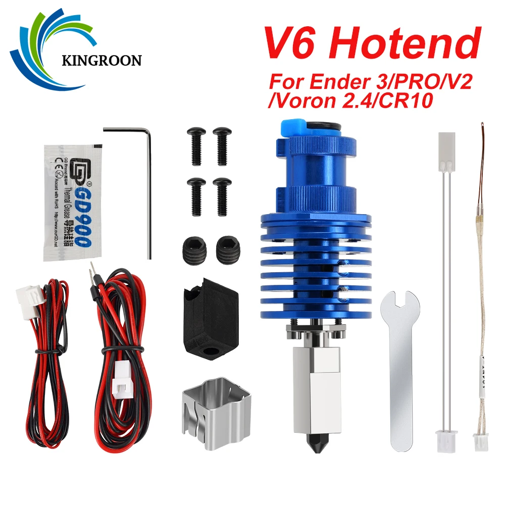 Высокоскоростная Улучшенная печатающая головка V6 Hotend Kit для Ender 3/CR10/VORON 2,4, высококлассный экструдер J-Head для Ender 3 V2 3D быстрой печати
Высокоскоростная Улучшенная печатающая головка V6 Hotend Kit для Ender 3/CR10/VORON 2,4, высококлассный экструдер J-Head для Ender 3 V2 3D быстрой печати