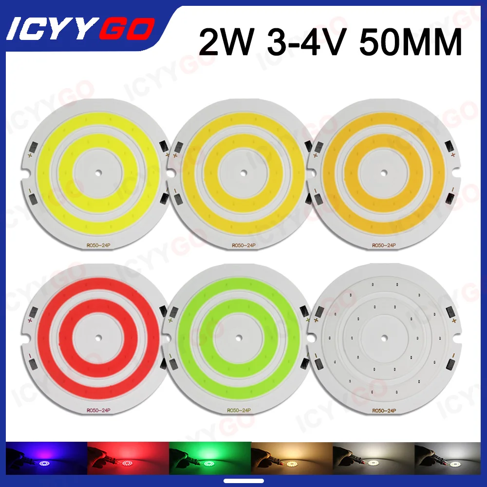 1Pcs 2W Round LED Light Board COB Low Voltage 3-4V White Light Warm Light Natural White Light Red Green LED Light Source Board
1Pcs 2W Round LED Light Board COB Low Voltage 3-4V White Light Warm Light Natural White Light Red Green LED Light Source Board