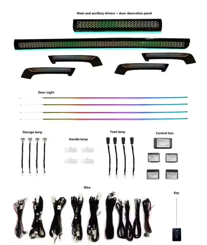 Автомобильный светодиодный окружающий свет для Toyota Land Cruiser Prado 150 J150 2010-2020, приборная дверь, динамический свет, теневая декоративная лампа
Автомобильный светодиодный окружающий свет для Toyota Land Cruiser Prado 150 J150 2010-2020, приборная дверь, динамический свет, теневая декоративная лампа