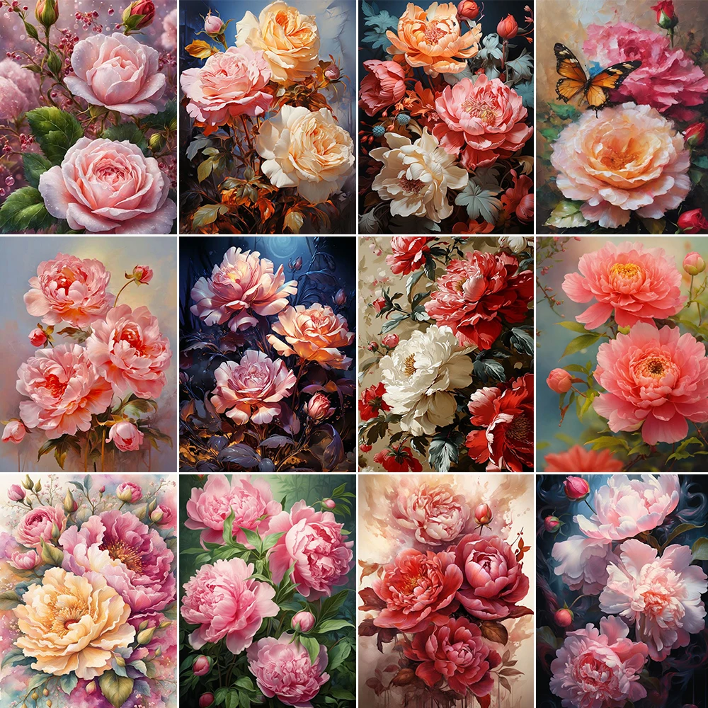Peony Flowers Oil Painting By Numbers Wall Art Picture For Bedroom Home Decoration Adults Kids Acrylic Paint Kits Diy Gift
Peony Flowers Oil Painting By Numbers Wall Art Picture For Bedroom Home Decoration Adults Kids Acrylic Paint Kits Diy Gift