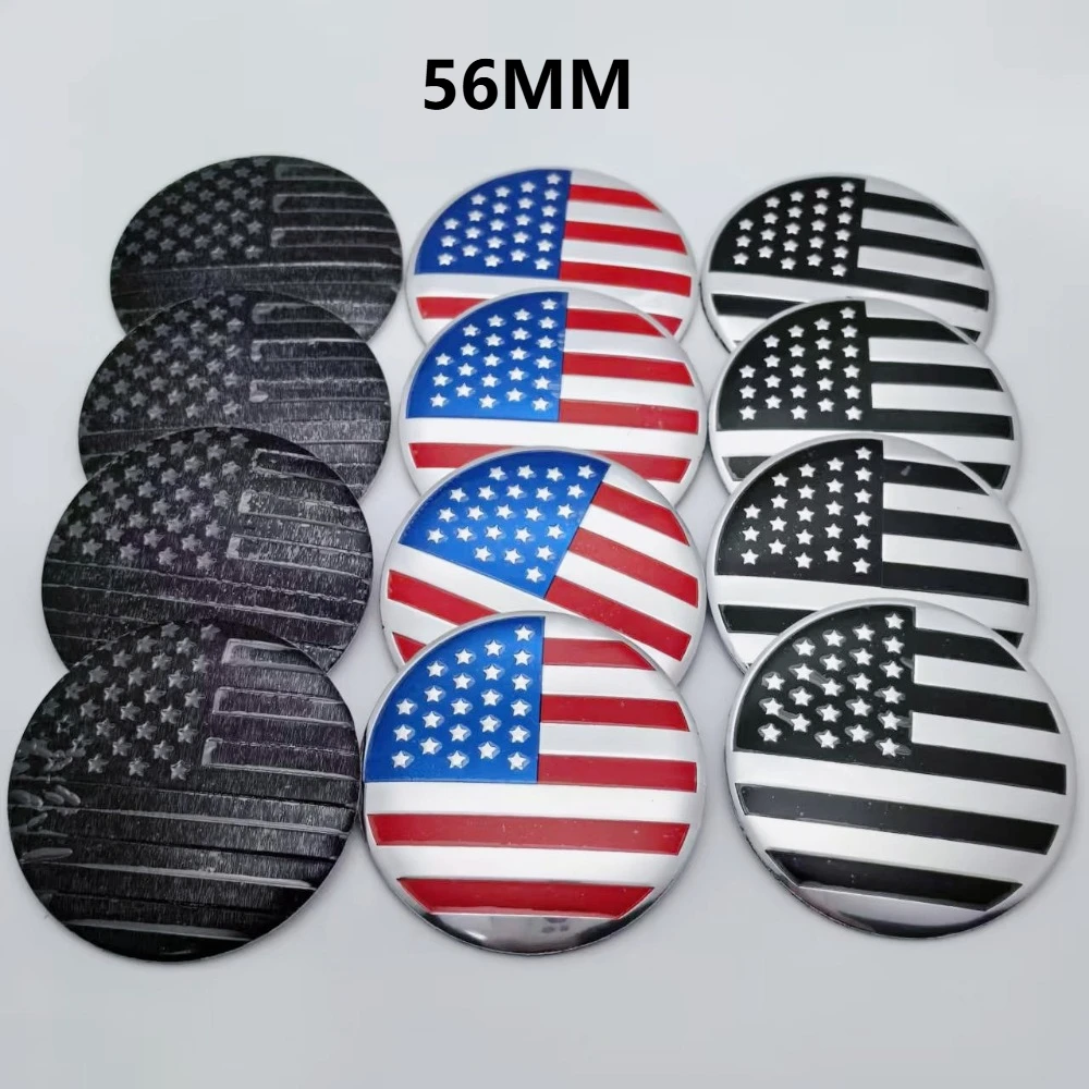4pcs 56mm American US Flag Emblem Stars And Stripes Logo Car Stickers Accessories for Car Wheel Center Caps Rim Hub Cover Badge
4pcs 56mm American US Flag Emblem Stars And Stripes Logo Car Stickers Accessories for Car Wheel Center Caps Rim Hub Cover Badge