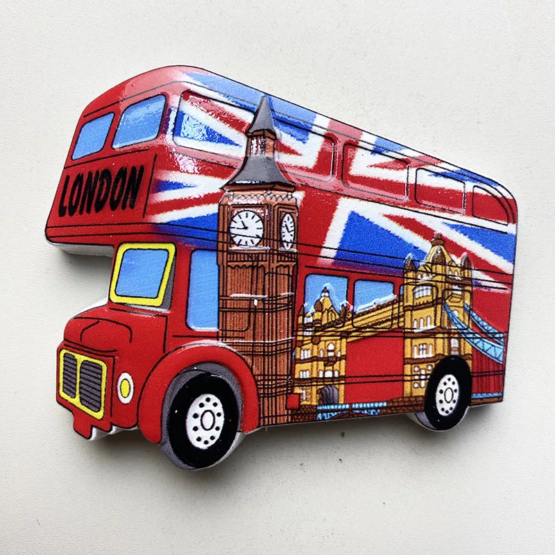 3D London Double-Decker Bus Fridge Magnet - Union Jack, Big Ben, Tower Bridge Design, Cute Fridge Magnets
3D London Double-Decker Bus Fridge Magnet - Union Jack, Big Ben, Tower Bridge Design, Cute Fridge Magnets