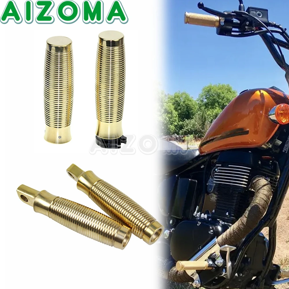 Brass 1" 25mm Handlebar Grips Motorcycle Footrest Footpegs For Harley Dyna Softail Touring Sportster XL 883 1200 Chopper Cruiser
Brass 1" 25mm Handlebar Grips Motorcycle Footrest Footpegs For Harley Dyna Softail Touring Sportster XL 883 1200 Chopper Cruiser