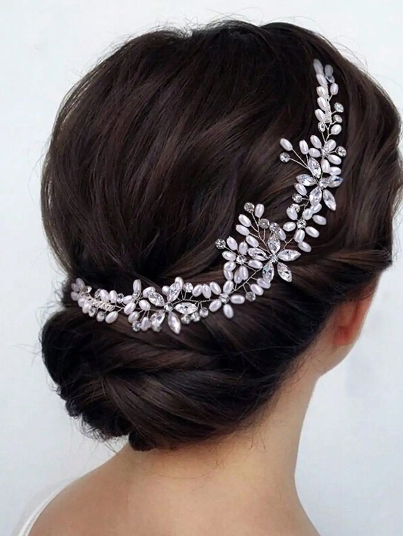 1pc Pearl & Rhinestone Hairpin, Handmade Elegant Bohemian Style Bridal Hair Accessory For Women Valentine's Day Accessories,Wedding Hair Accessories,Festival,Party
1pc Pearl & Rhinestone Hairpin, Handmade Elegant Bohemian Style Bridal Hair Accessory For Women Valentine's Day Accessories,Wedding Hair Accessories,Festival,Party