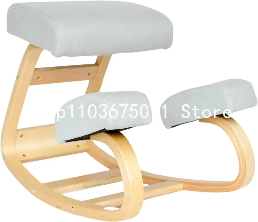 Sleekform Ergonomic Kneeling Chair - Home Office Rocking Desk Stool for Active Sitting - (Blue Fabric Cushions
Sleekform Ergonomic Kneeling Chair - Home Office Rocking Desk Stool for Active Sitting - (Blue Fabric Cushions