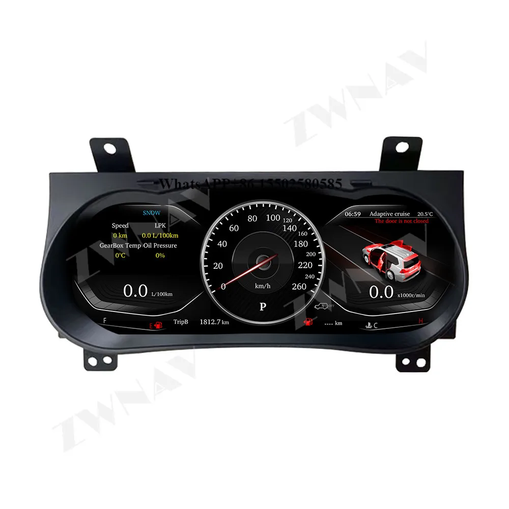 ZWNAV LCD Digital Cluster for Hilux 2016-2024 LCD Car Dashboard Instrument LCD Cockpit Speedmeters
ZWNAV LCD Digital Cluster for Hilux 2016-2024 LCD Car Dashboard Instrument LCD Cockpit Speedmeters
