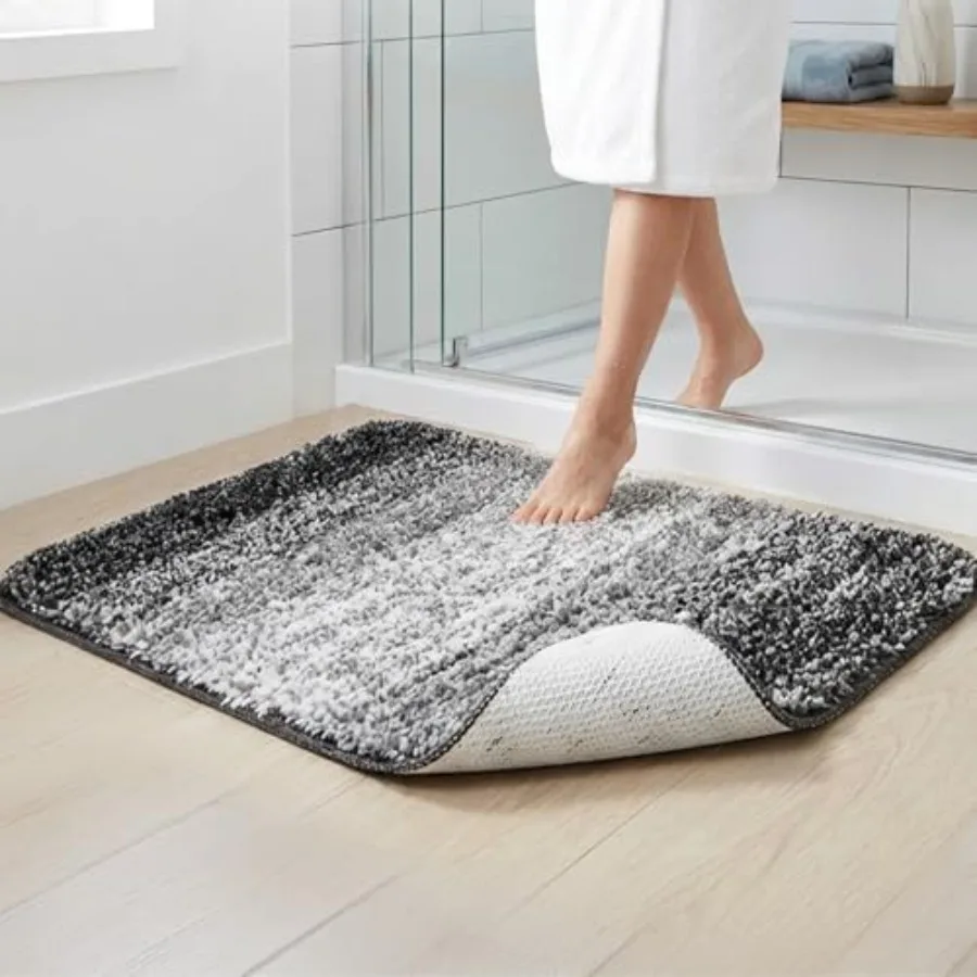 Bathroom Rugs Non Slip Washable - Plush Microfiber Bath Mat Absorbent and Quick Dry Bathroom Rug, Soft Shaggy Bath Mats for Bat
Bathroom Rugs Non Slip Washable - Plush Microfiber Bath Mat Absorbent and Quick Dry Bathroom Rug, Soft Shaggy Bath Mats for Bat