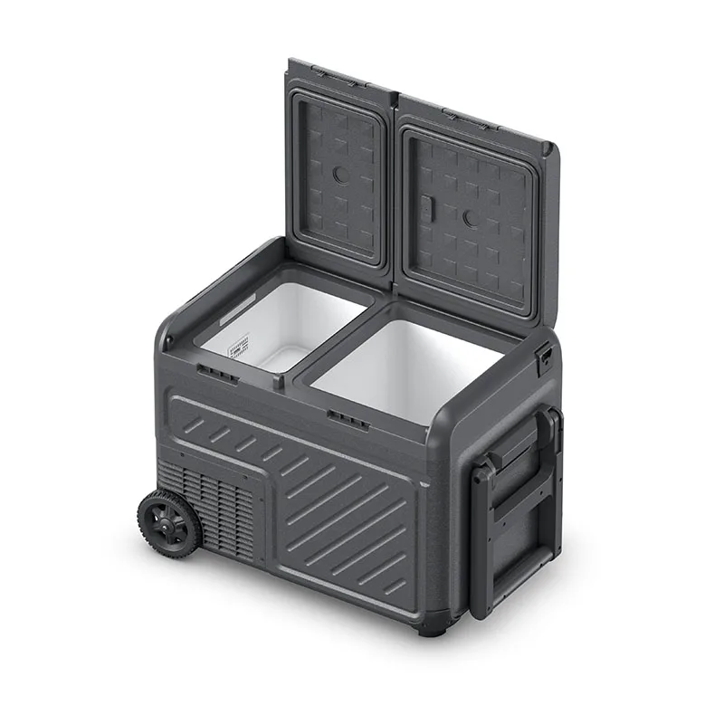 Wheeled Dual Zone Portable Car Cooler Box 35L Vehicle Refrigerator Compressor Type Car Refrigerator for Car RV Truck Boat Travel
Wheeled Dual Zone Portable Car Cooler Box 35L Vehicle Refrigerator Compressor Type Car Refrigerator for Car RV Truck Boat Travel