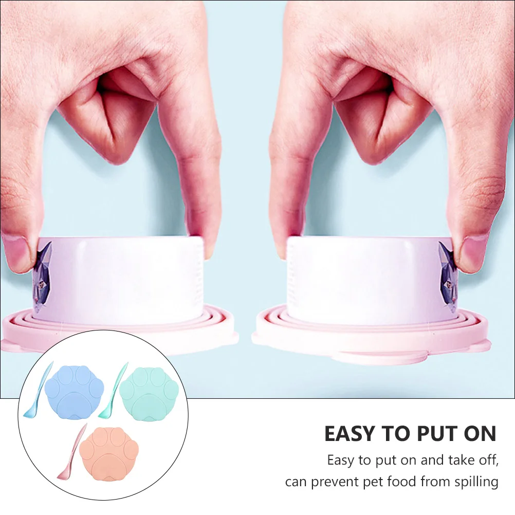 6 Pcs Silicone Can Covers Pet Food Lids Sealing Fresh Storage for Dog CatPet Feeding Spoon Tin Lid Spoon Set Color Assorted
6 Pcs Silicone Can Covers Pet Food Lids Sealing Fresh Storage for Dog CatPet Feeding Spoon Tin Lid Spoon Set Color Assorted