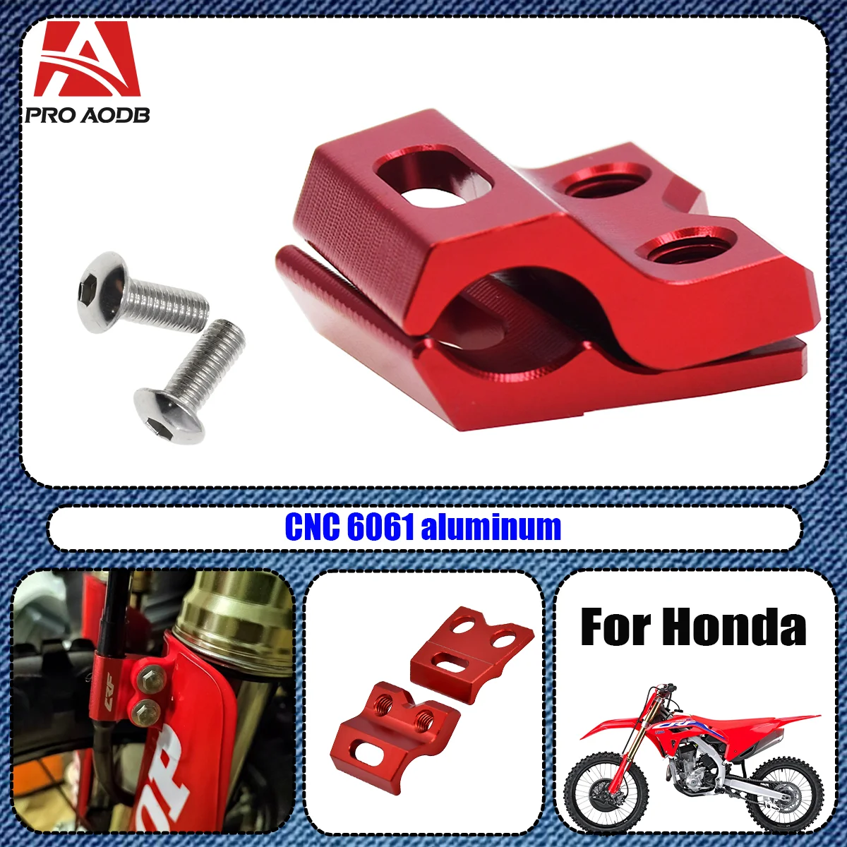 CNC Front Brake Hose Clamp Holder for Honda CRF 250R 450R 250X 450X 125 150 250 450cc R X L RX 2004-2023 Line Holder Cable Clamp
CNC Front Brake Hose Clamp Holder for Honda CRF 250R 450R 250X 450X 125 150 250 450cc R X L RX 2004-2023 Line Holder Cable Clamp