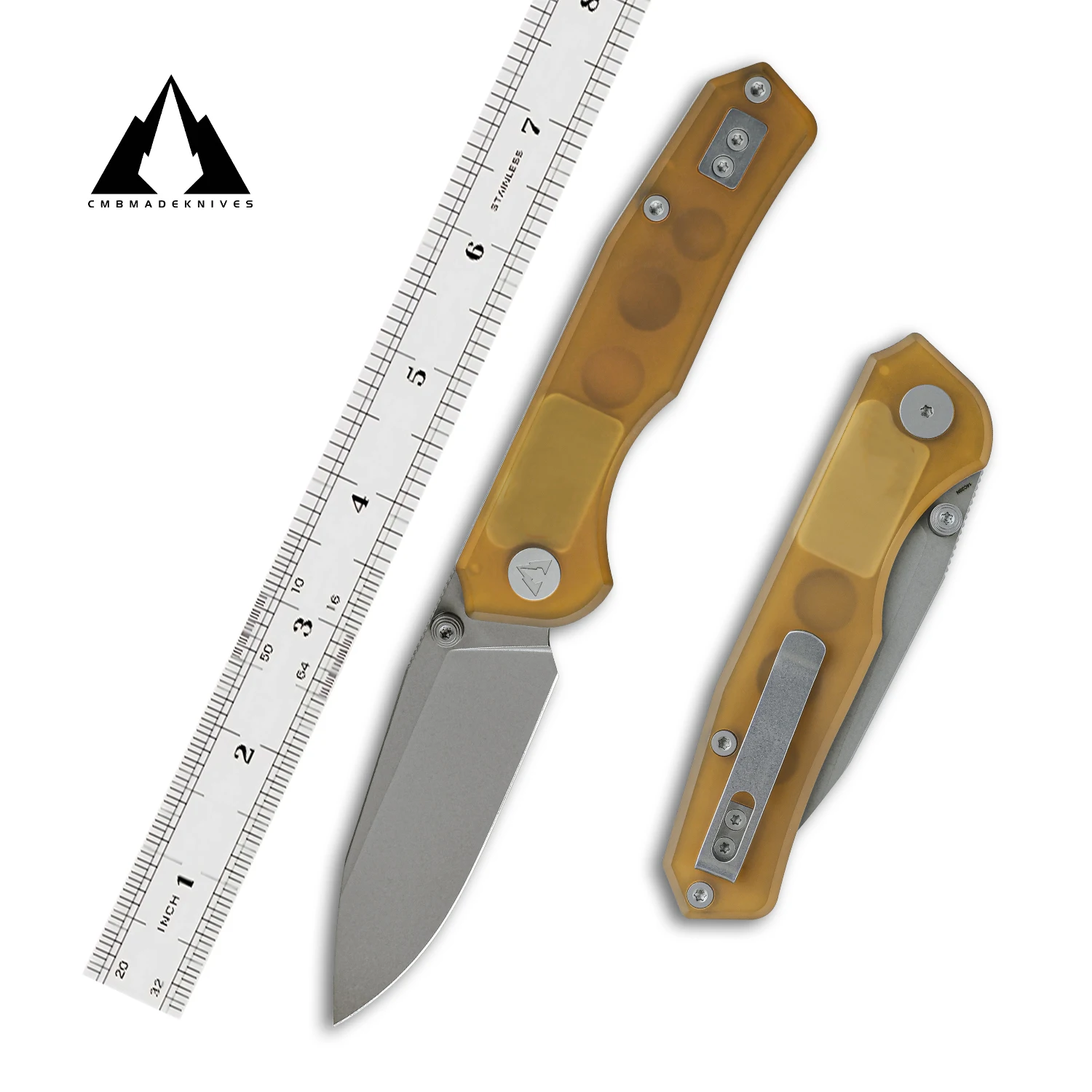 CMBMADEKNIVES CMB Explorer 14C28N Steel Ultem Handle Pocket Folding Camping Outdoors Knife EDC CMB-18F
CMBMADEKNIVES CMB Explorer 14C28N Steel Ultem Handle Pocket Folding Camping Outdoors Knife EDC CMB-18F