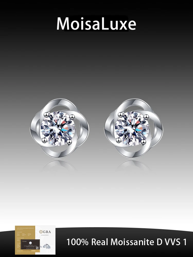 MoisaLuxe Official Store GRA Moissanite Plata Sterling Flower Shape 925 Silver Earrings Hoops Piercing Fashion Jewelry Items
MoisaLuxe Official Store GRA Moissanite Plata Sterling Flower Shape 925 Silver Earrings Hoops Piercing Fashion Jewelry Items