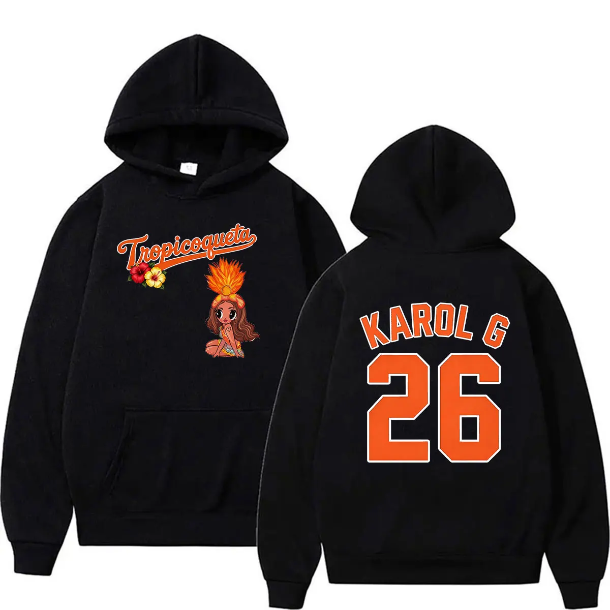 Karol G Tropicoqueta Album 2026 Print Hoodie Men Women's Vintage Long Sleeve Pullover Sweatshirt Fleece Clothing Fashion Hooded
Karol G Tropicoqueta Album 2026 Print Hoodie Men Women's Vintage Long Sleeve Pullover Sweatshirt Fleece Clothing Fashion Hooded