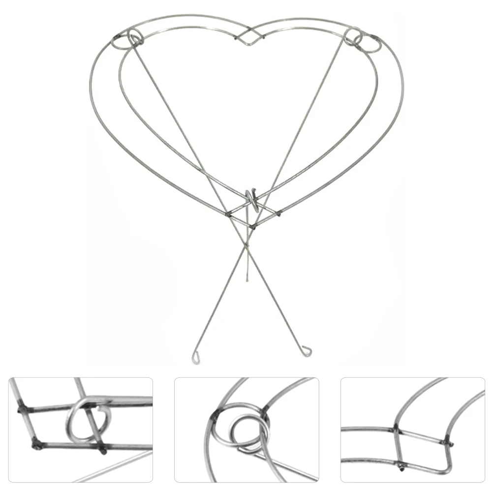 Heart-shaped Flower Holder Bouquet Rack Arrangement Ring Frame Floral Iron Hoop
Heart-shaped Flower Holder Bouquet Rack Arrangement Ring Frame Floral Iron Hoop