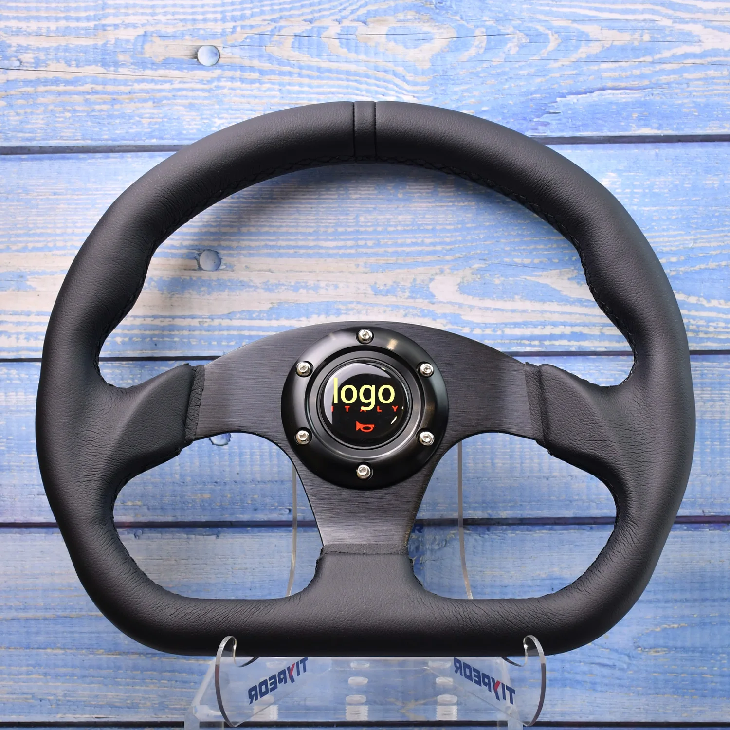 TIYPEOR 320mm Car Leather Drift Car Racing Steering Wheel D Shape Wheel For Racing Game 
TIYPEOR 320mm Car Leather Drift Car Racing Steering Wheel D Shape Wheel For Racing Game