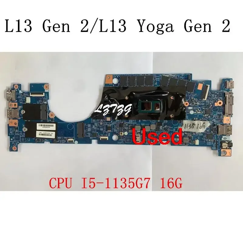 Используется для Lenovo ThinkPad L13 Gen 2/L13 Yoga Gen 2, материнская плата для ноутбука с процессором I5-1135G7, оперативной память 16G FRU 5B21A12675
Используется для Lenovo ThinkPad L13 Gen 2/L13 Yoga Gen 2, материнская плата для ноутбука с процессором I5-1135G7, оперативной память 16G FRU 5B21A12675