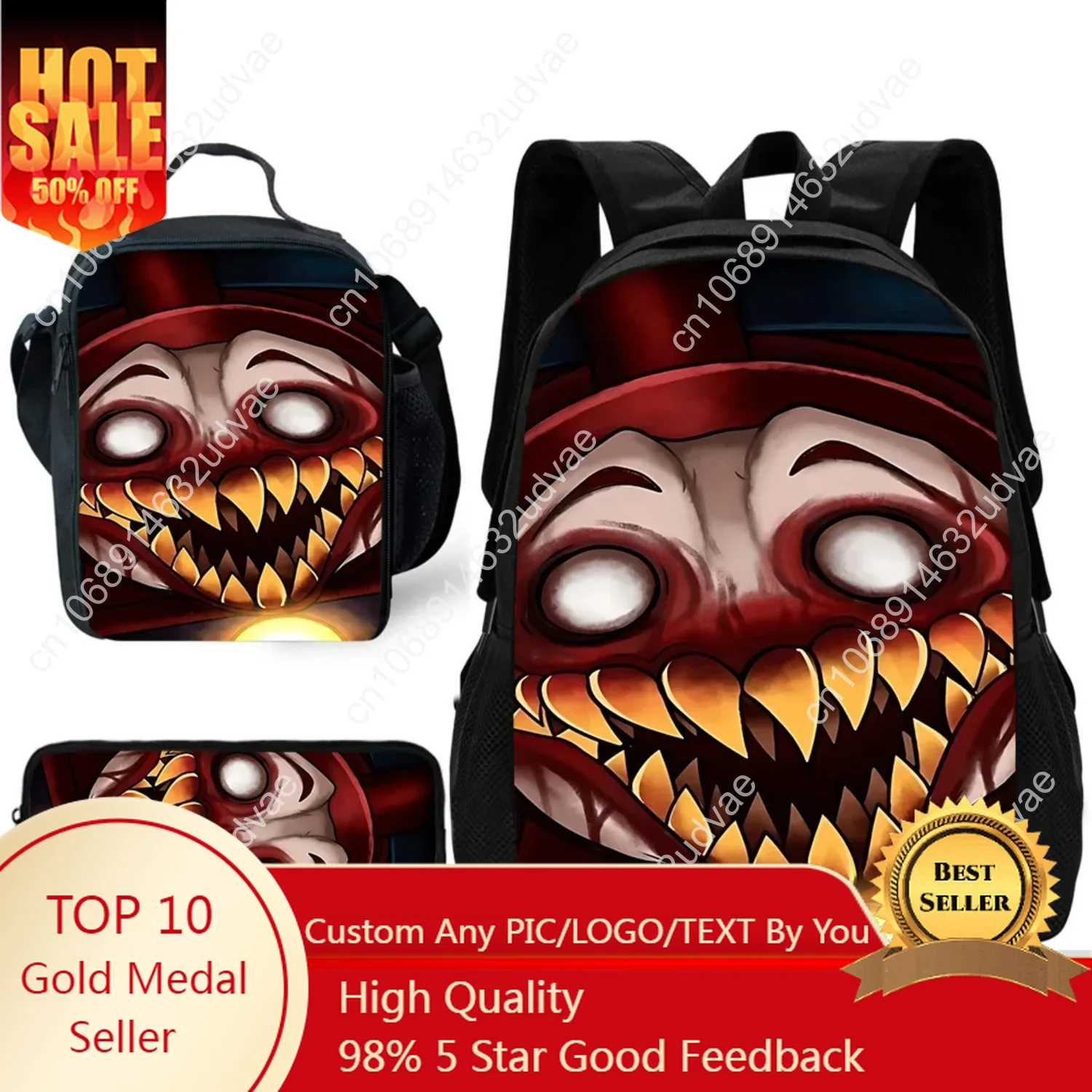 Horror Game Choo-Choo Charles Child School Backpack with Lunch Bags ,Pencil Bags ,School Bags for Boys Girls Best Gift
Horror Game Choo-Choo Charles Child School Backpack with Lunch Bags ,Pencil Bags ,School Bags for Boys Girls Best Gift