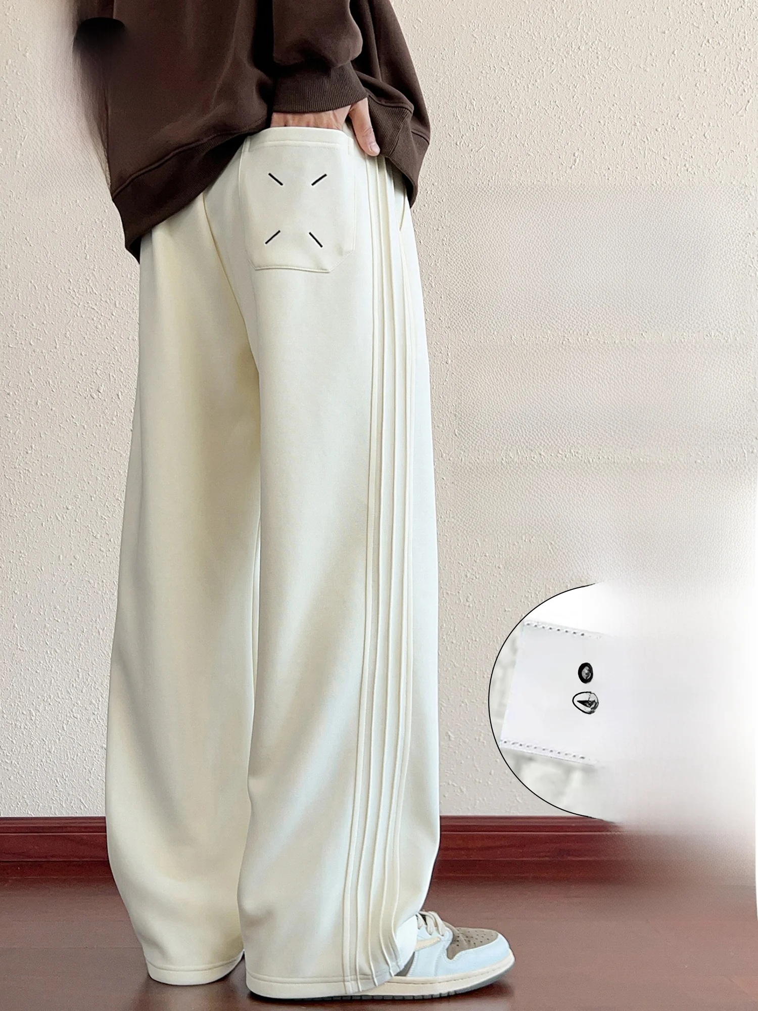 PaulFrank Thiened Fce Lined Casual Pants Men's Winter Straight Leg Loose Warm Leisure Trousers Comfortable Loose Fit
PaulFrank Thiened Fce Lined Casual Pants Men's Winter Straight Leg Loose Warm Leisure Trousers Comfortable Loose Fit