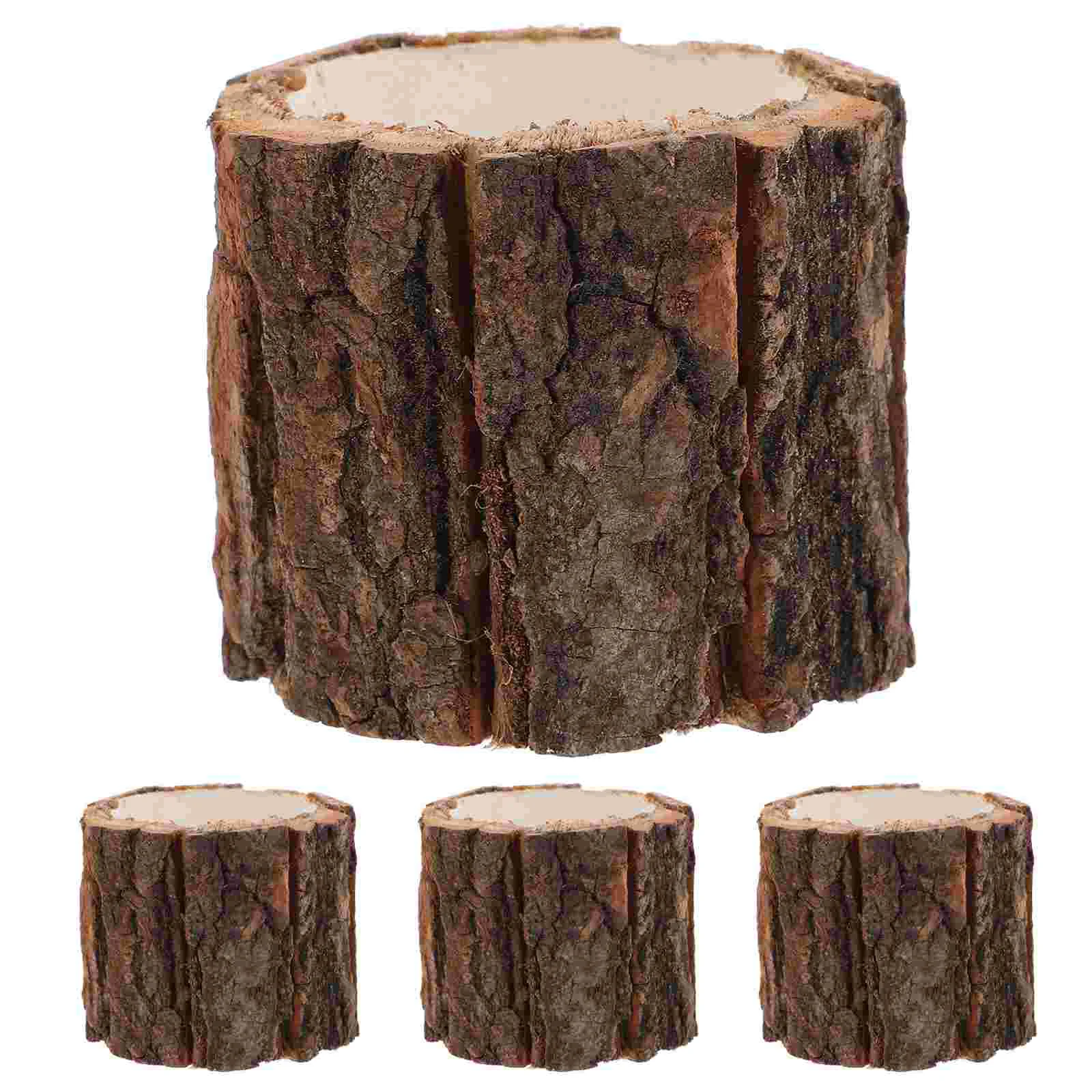 4 Pcs Pastoral Style Waterproof Bark Flower Bucket Arrangement Box Pot 4pcs (small Size 9cm*8cm) Planter Natural
4 Pcs Pastoral Style Waterproof Bark Flower Bucket Arrangement Box Pot 4pcs (small Size 9cm*8cm) Planter Natural