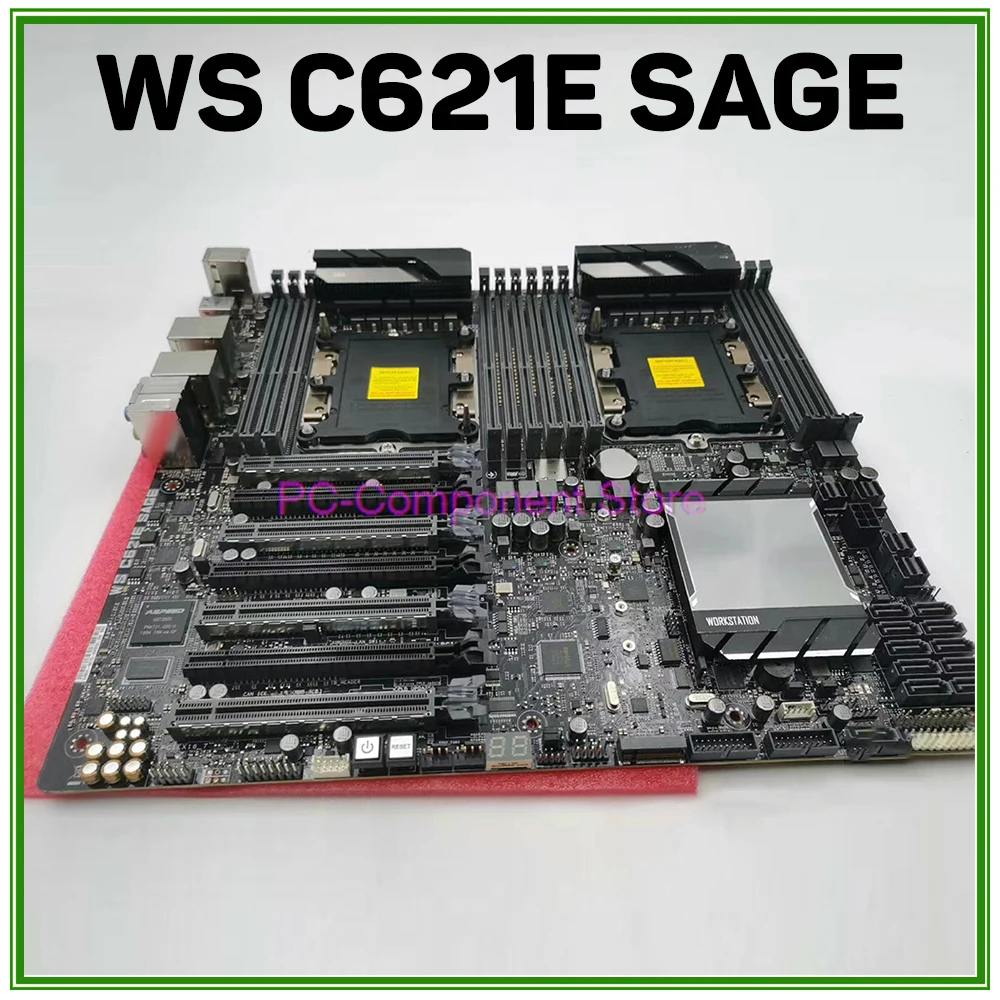 Motherboard LGA3647 Support 1st/2nd Gen. Xeon Scalable Processor Family 4-way SLI™ /CrossFireX Tech. WS C621E SAGE
Motherboard LGA3647 Support 1st/2nd Gen. Xeon Scalable Processor Family 4-way SLI™ /CrossFireX Tech. WS C621E SAGE