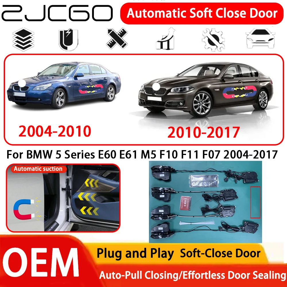 for BMW 5 Series E60 E61 M5 F10 F11 F07 2004-2017 OEM Plug and Play Automatic Electric Soft Close Door Comfort Closing System
for BMW 5 Series E60 E61 M5 F10 F11 F07 2004-2017 OEM Plug and Play Automatic Electric Soft Close Door Comfort Closing System