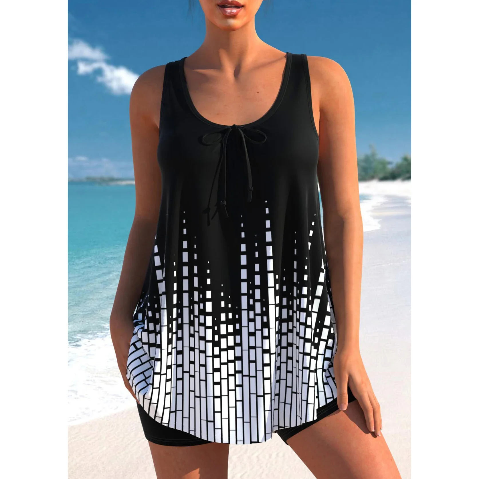 Two-piece Bikini Swimsuit for Women Summer Sexy Tankini Patchwork Multi-Color Sexy Bikini Vacation Swimsuit Summer Beachwear
Two-piece Bikini Swimsuit for Women Summer Sexy Tankini Patchwork Multi-Color Sexy Bikini Vacation Swimsuit Summer Beachwear