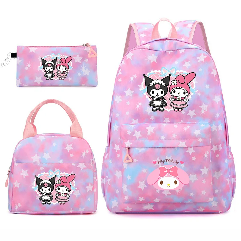 My Melody Children's Backpack 3 Pcs/Set Student Teens SchoolBag Teenager Girl Boy Travel Mochilas Lunch Bags Knapsack Rucksack
My Melody Children's Backpack 3 Pcs/Set Student Teens SchoolBag Teenager Girl Boy Travel Mochilas Lunch Bags Knapsack Rucksack