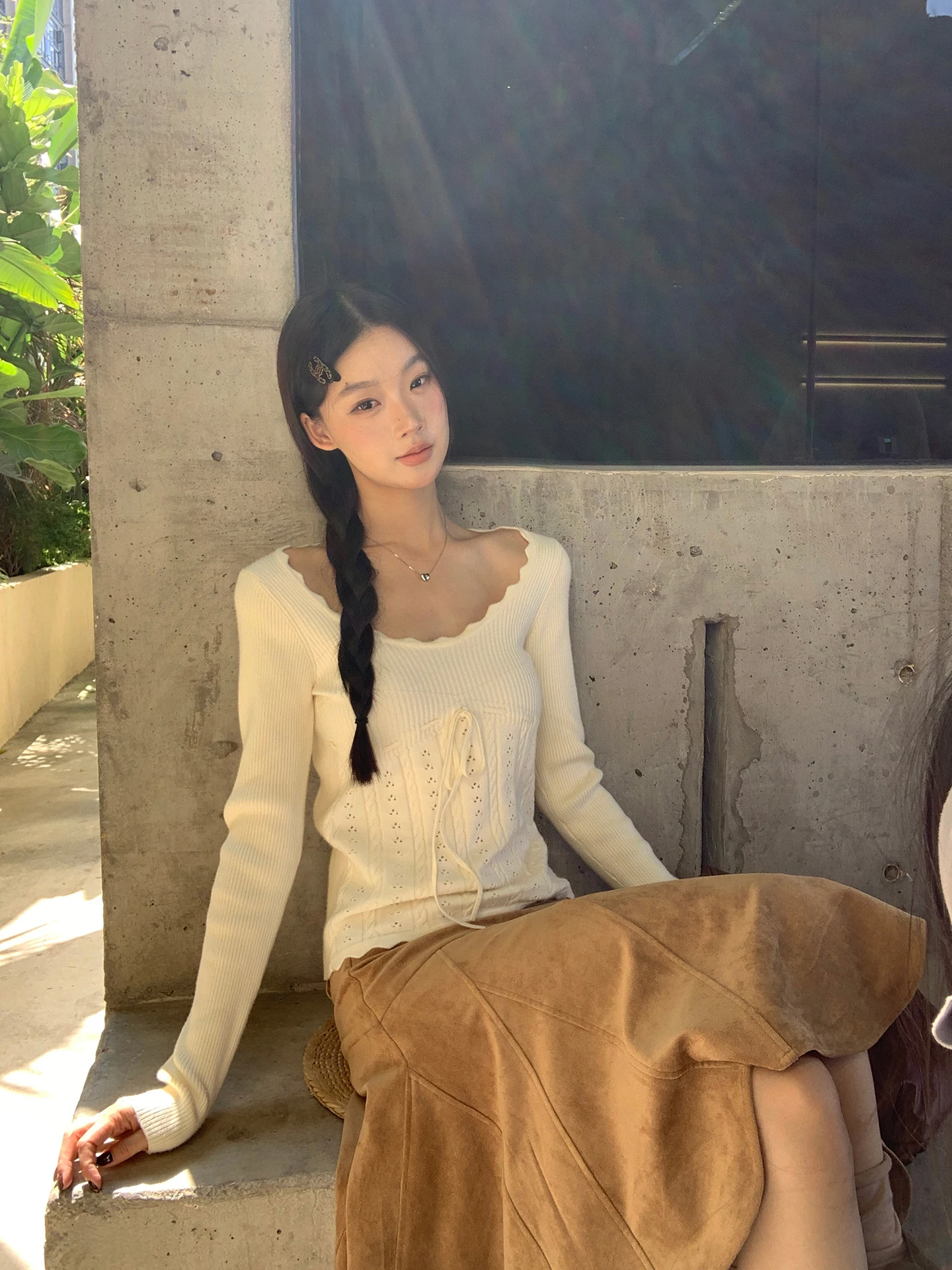 Красный свитер Celebri для женщин, с длинными рукавами, осенне-зимний, вязаный, в корейском стиле, для ношения как нижний или верхний слой, комфортный.
Красный свитер Celebri для женщин, с длинными рукавами, осенне-зимний, вязаный, в корейском стиле, для ношения как нижний или верхний слой, комфортный.