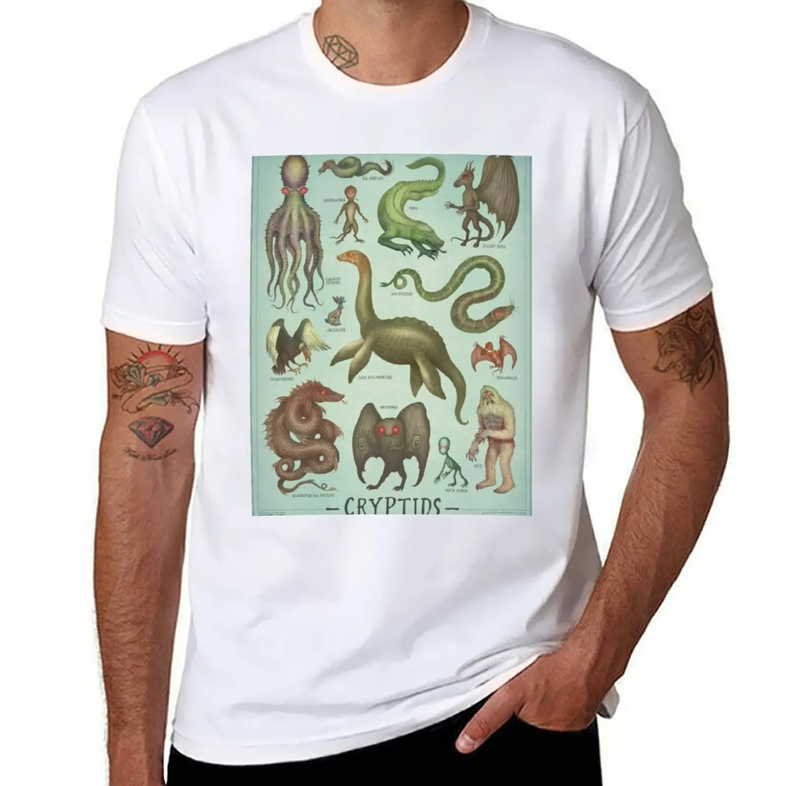 Cryptids - Cryptozoology species T-Shirt man t shirts high quality luxury brand man t shirt cotton high quality T-Shirt
Cryptids - Cryptozoology species T-Shirt man t shirts high quality luxury brand man t shirt cotton high quality T-Shirt