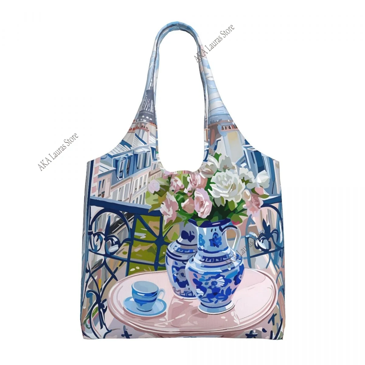 Картина - стол с вазой Цветы Бакалея Сумка для покупок Сумка-шоппер Большая сумка через плечо
Картина - стол с вазой Цветы Бакалея Сумка для покупок Сумка-шоппер Большая сумка через плечо