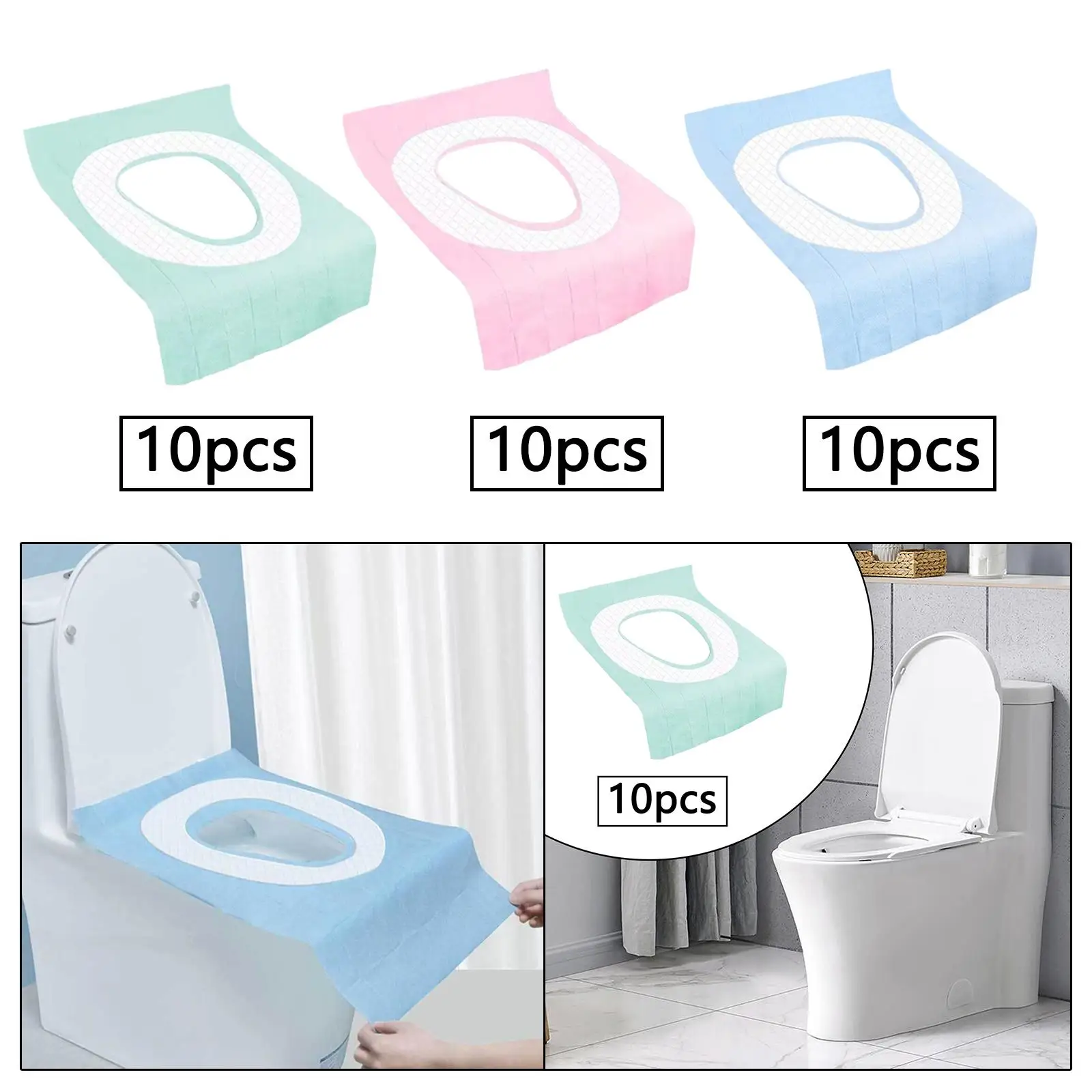 10Pcs Disposable Toilet Pads Travel Essentials Compact Potty Seat Liners for Hotel Airplane Camping Public Restrooms Travel
10Pcs Disposable Toilet Pads Travel Essentials Compact Potty Seat Liners for Hotel Airplane Camping Public Restrooms Travel