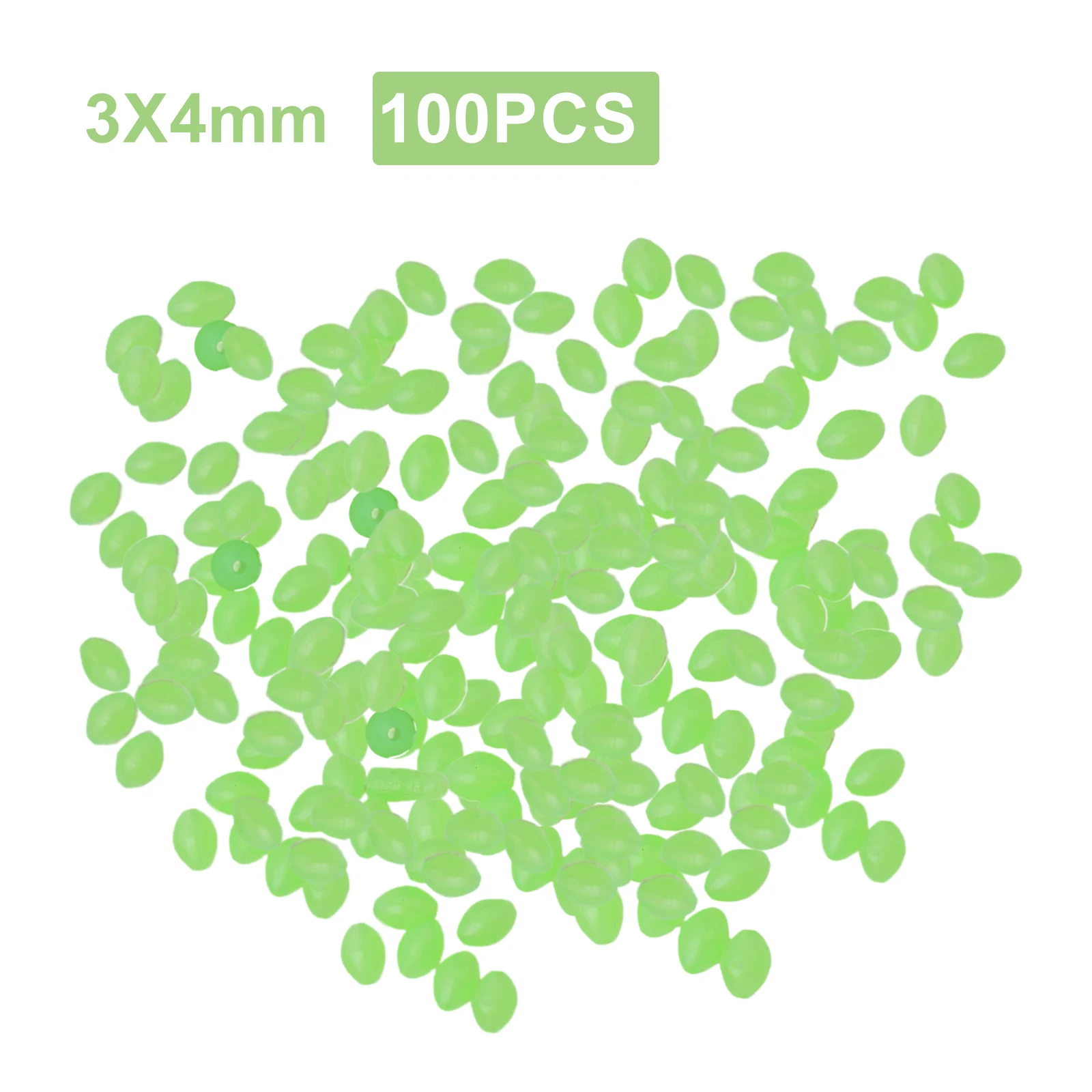100Pcs Oval Hard Luminous Fishing Beads Sea Fishing Lure Floating Float Tackles 3x4MM/6x8MM/8x12MM fishing Lures Tackles Tools
100Pcs Oval Hard Luminous Fishing Beads Sea Fishing Lure Floating Float Tackles 3x4MM/6x8MM/8x12MM fishing Lures Tackles Tools