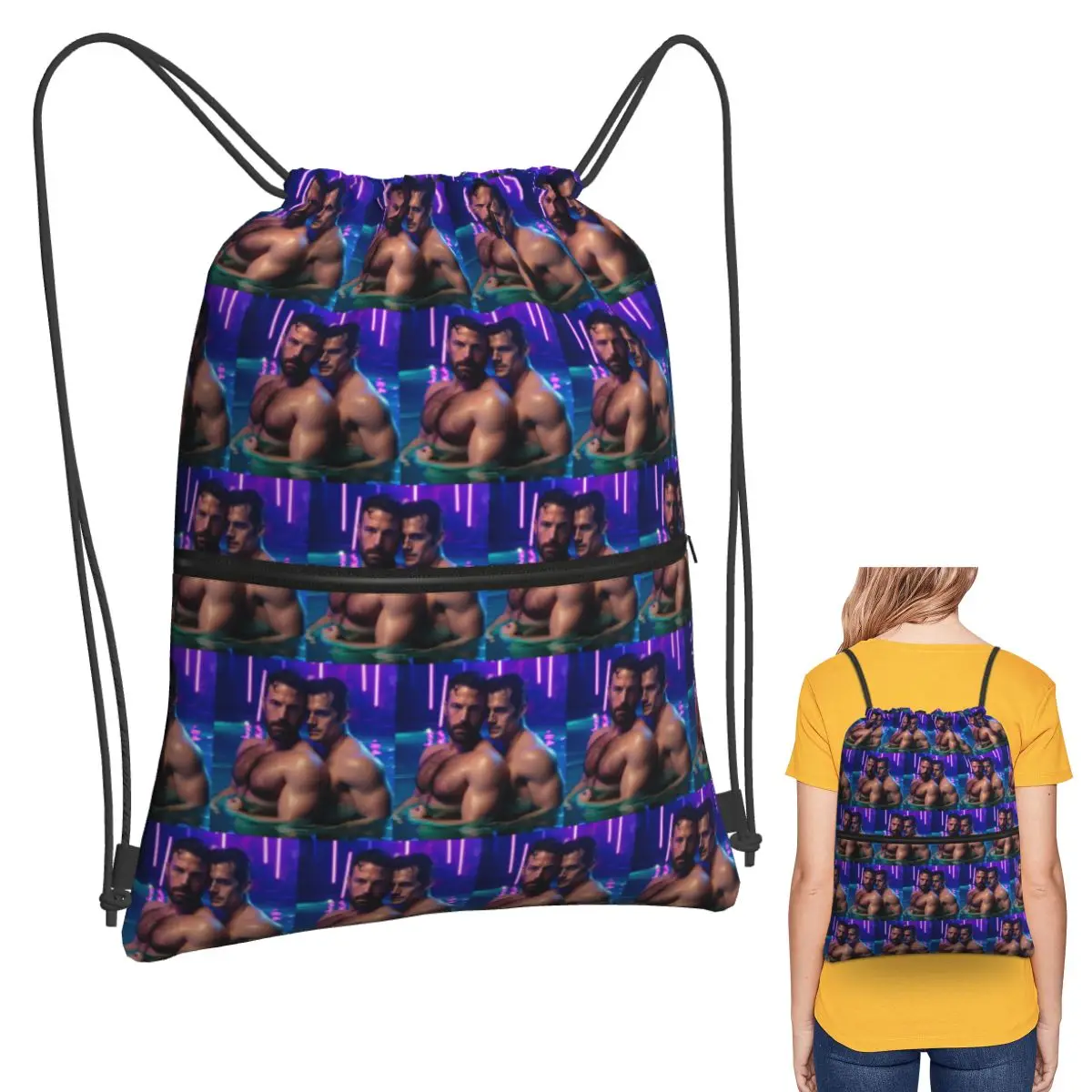 Ben Affleck And Henry Cavill Backpacks Fashion Drawstring Bundle Pocket Sports Bag Book Bags for Man Woman School
Ben Affleck And Henry Cavill Backpacks Fashion Drawstring Bundle Pocket Sports Bag Book Bags for Man Woman School