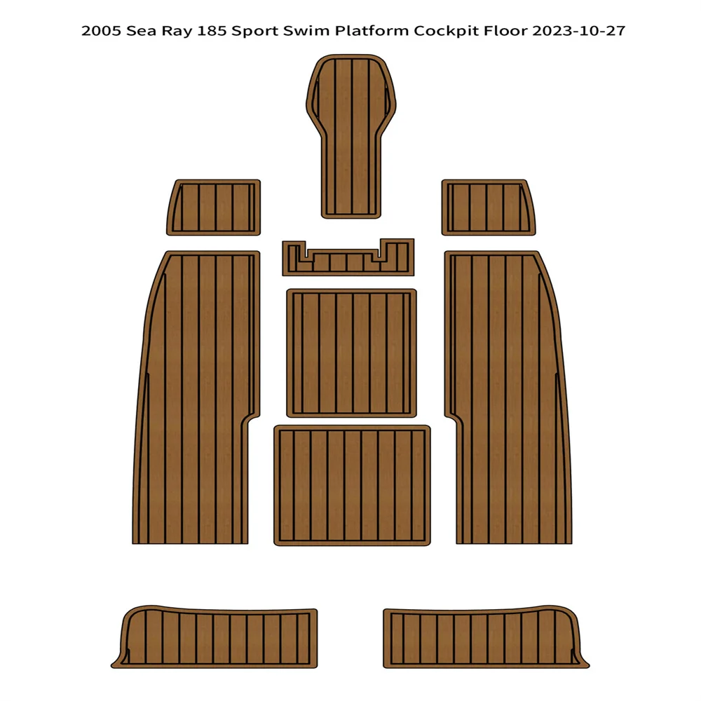 2005 Sea Ray 185 Sport Swim Platform Cockpit Pad Boat EVA Foam Teak Flooring Mat
2005 Sea Ray 185 Sport Swim Platform Cockpit Pad Boat EVA Foam Teak Flooring Mat