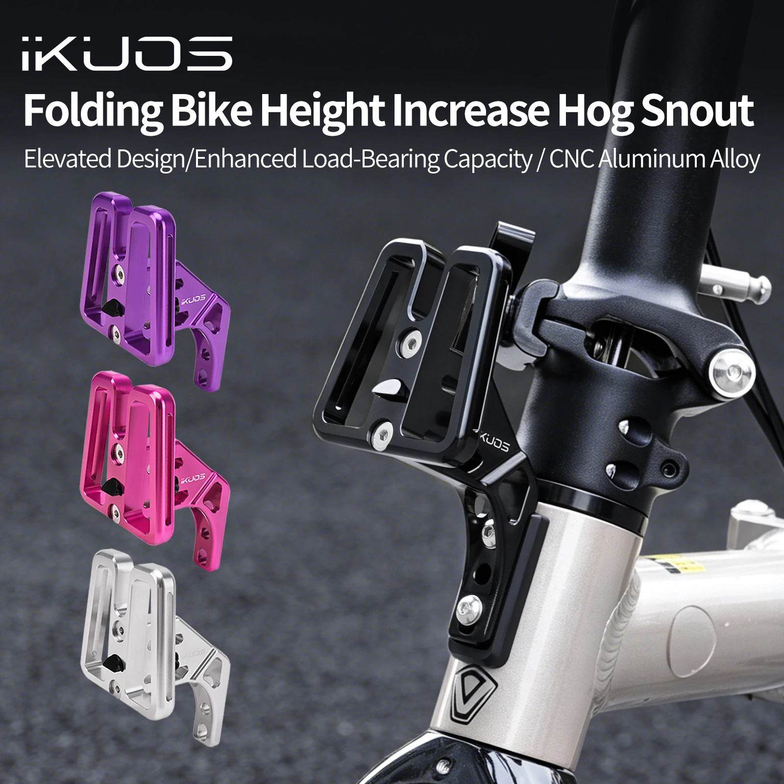iKUOS Folding Bicycle Front Rack Heightening Base CNC Aluminum Alloy For Brompton/Dahon/JAVA neo Front Rack Heightening Base
iKUOS Folding Bicycle Front Rack Heightening Base CNC Aluminum Alloy For Brompton/Dahon/JAVA neo Front Rack Heightening Base