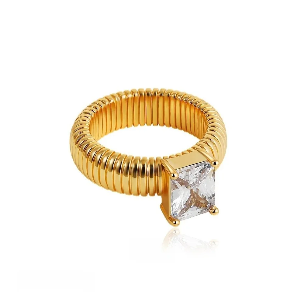 Vintage 8mm Chunky Striped Rings Multi-color Crystal Square Zircon Wed Ring 18K Gold Plated Solitaire Band Rings Punk Jewelry
Vintage 8mm Chunky Striped Rings Multi-color Crystal Square Zircon Wed Ring 18K Gold Plated Solitaire Band Rings Punk Jewelry